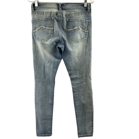 Mudd Women's Distressed Blue Jeans - Picture 2 of 6